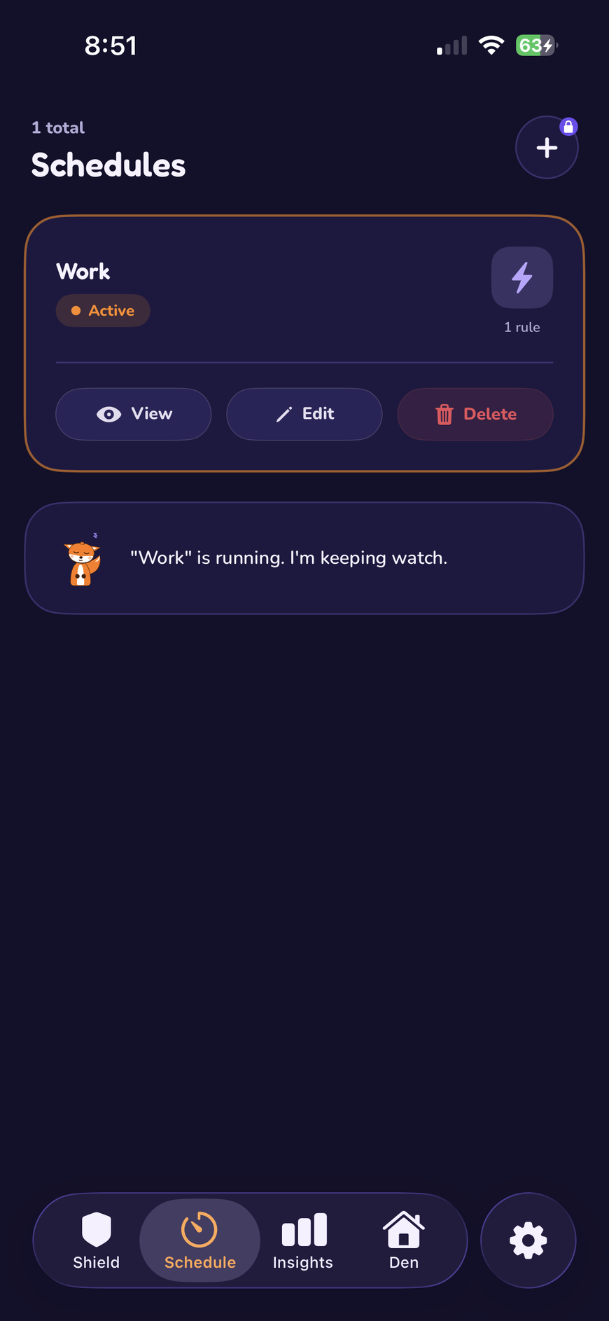 Smart automated schedules in Ember